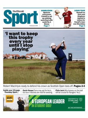 The Herald SPORT (Scotland)