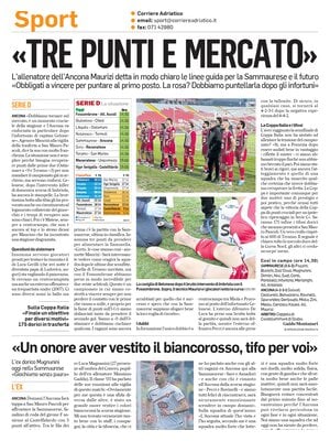 Corriere Adriatico SPORT